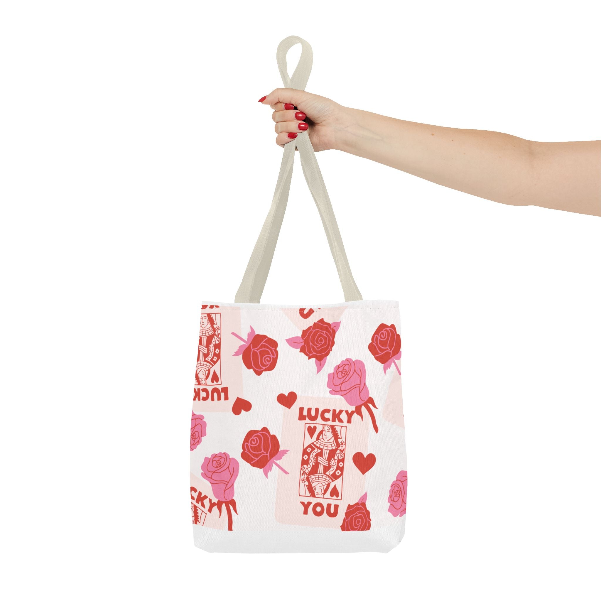 Valentine Rose "Lucky You" Tote Bag
