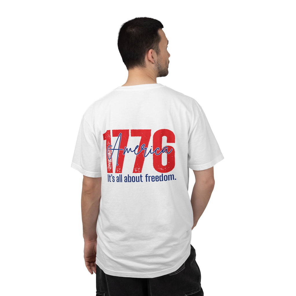 Patriotic 1776 T-shirt — "American Vibes" Freedom Graphic Tee