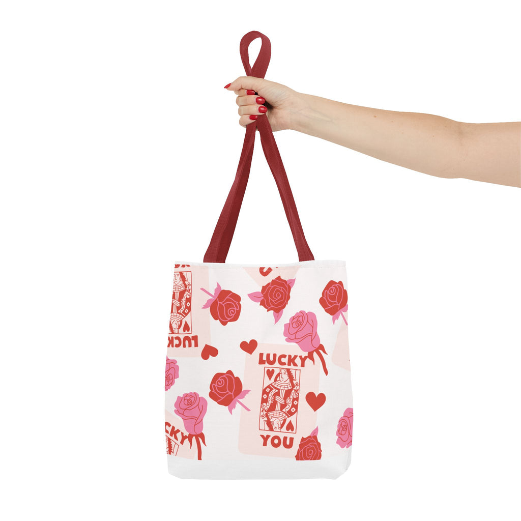 Valentine Rose "Lucky You" Tote Bag