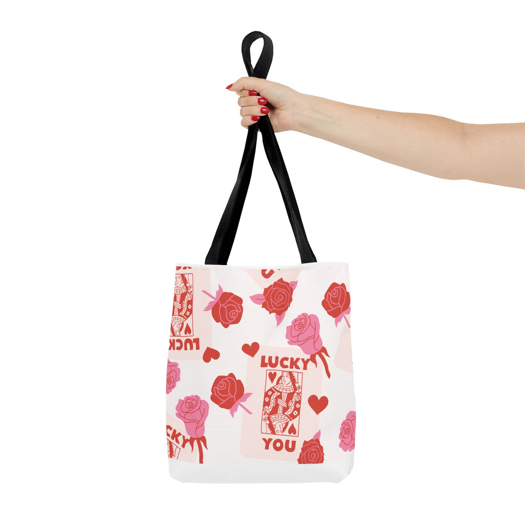 Valentine Rose "Lucky You" Tote Bag