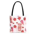 Valentine Rose "Lucky You" Tote Bag