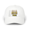 Dad Cap - "Beer Time" Embroidered Beer Bottle Baseball Hat