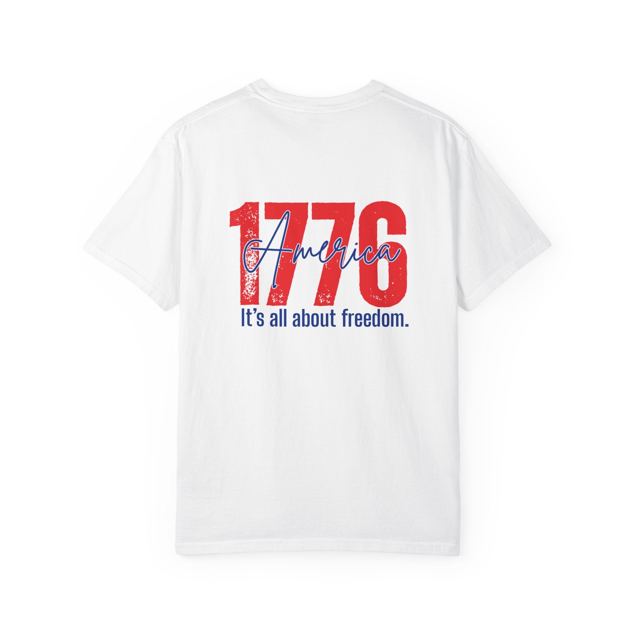 Patriotic 1776 T-shirt — "American Vibes" Freedom Graphic Tee