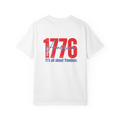 Patriotic 1776 T-shirt — "American Vibes" Freedom Graphic Tee