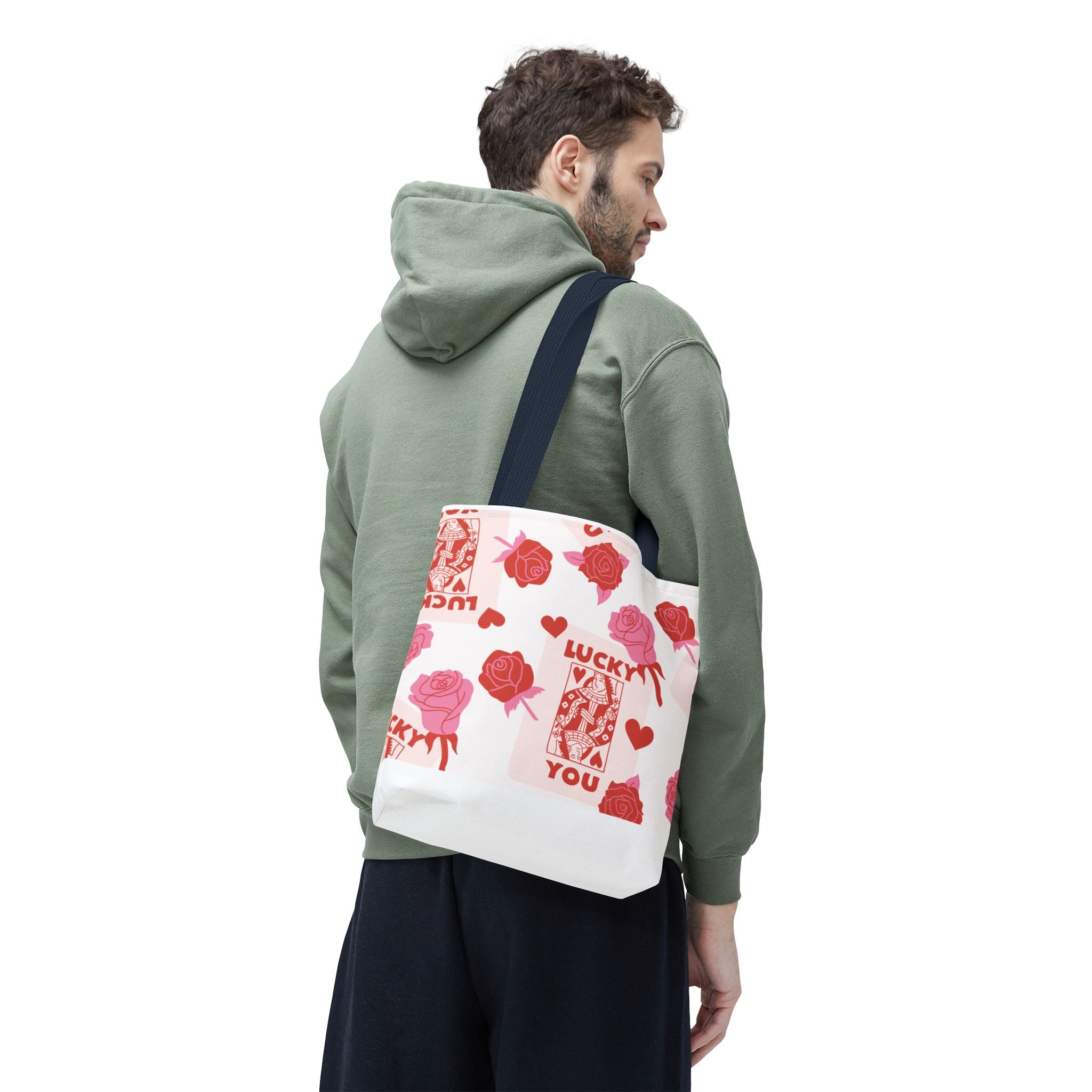 Valentine Rose "Lucky You" Tote Bag