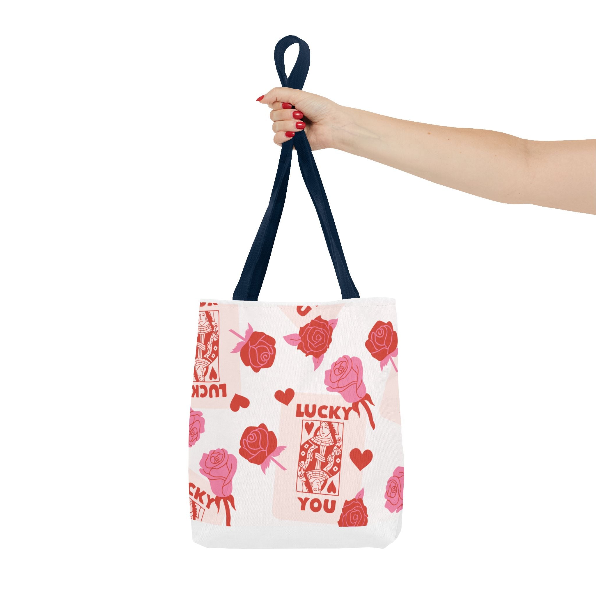 Valentine Rose "Lucky You" Tote Bag